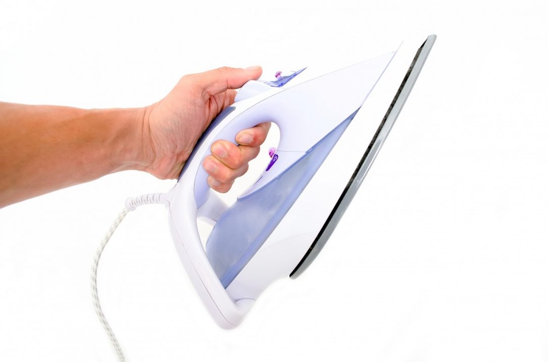 ironing, iron, close-up