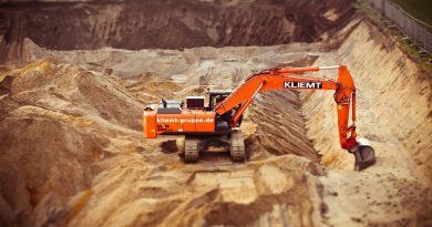 excavator, construction site, construction work